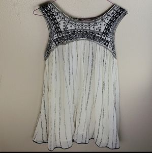 Free People boho beaded smock dress